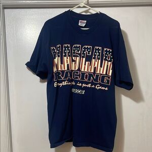 NASCAR racing navy blue T-shirt size extra large